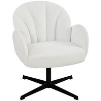 DREHSTUHL Creme 1 Stück - Creme, Naturmaterialien (64.5/80/68cm) - GiPP