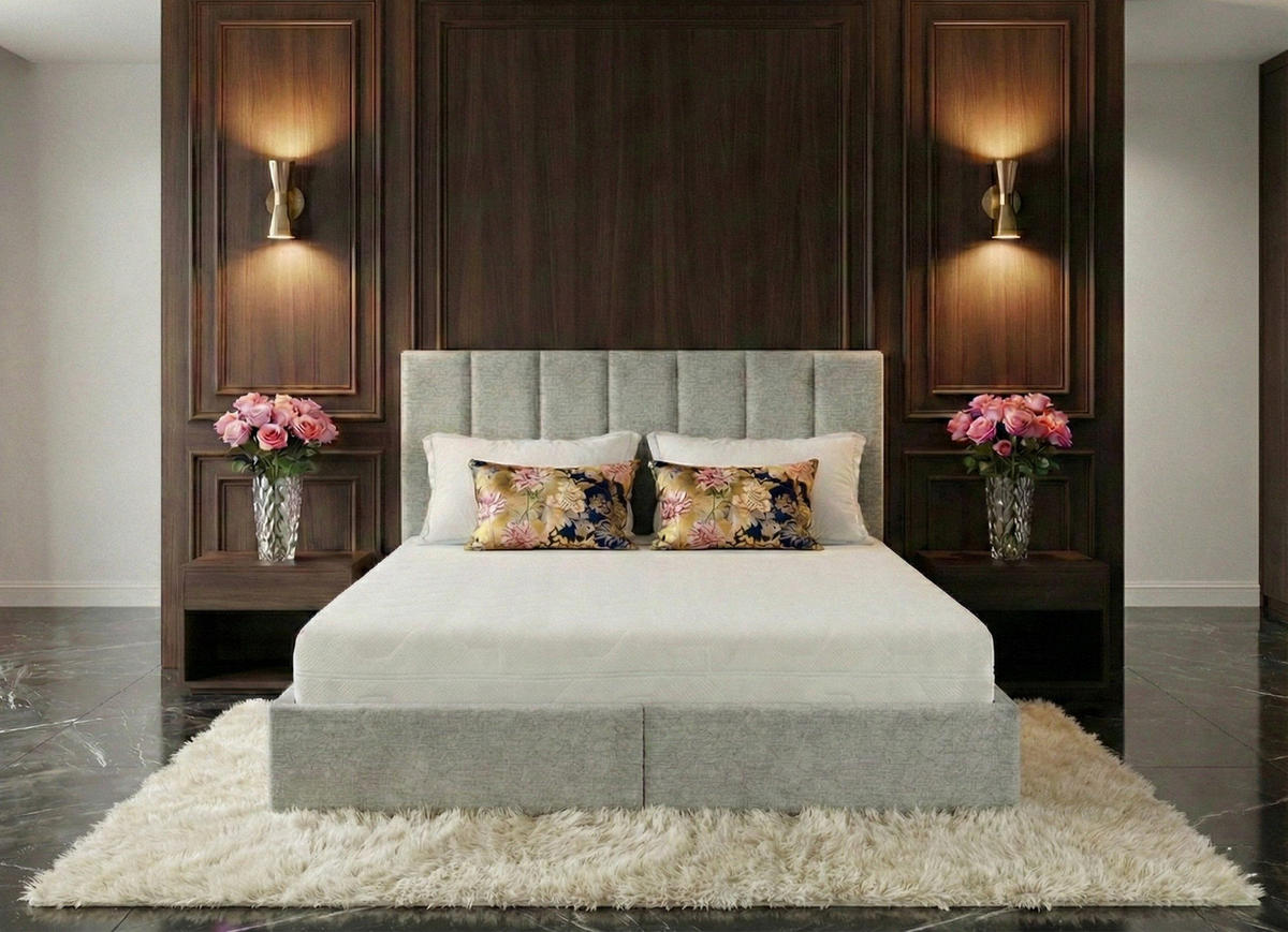 BOXBETT Vibe 200x200 cm - Grau, Textil (200/200cm) - B&B Home