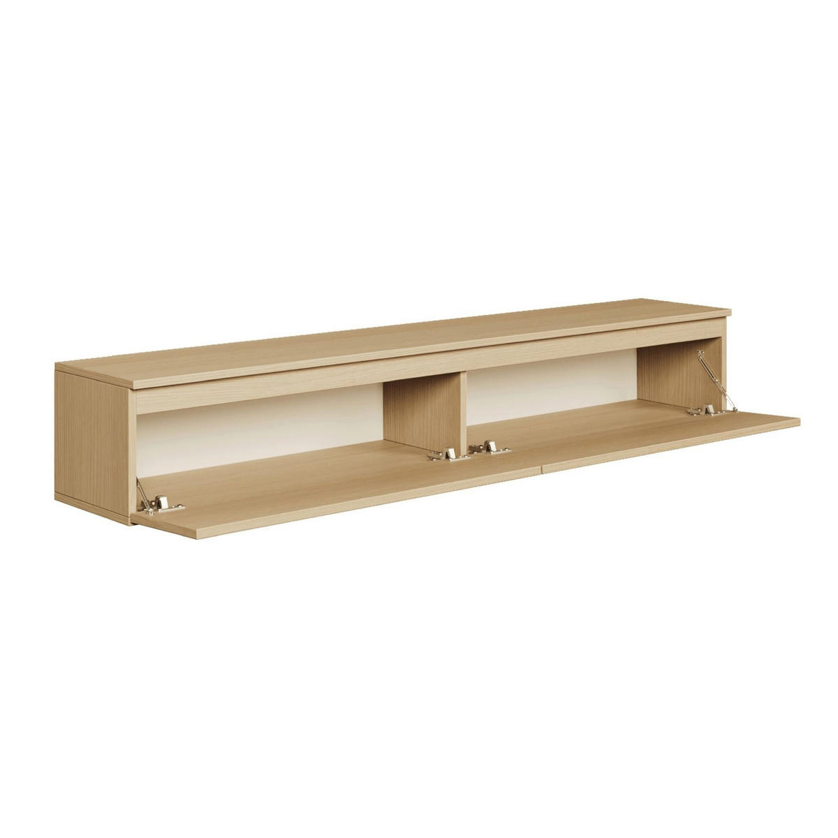 TV stolek Bemmi dub Lindberg 175/28/32 cm - barva dubu, kompozitní dřevo (175/28.4/31.8cm) - Selsey