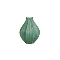 VASE Bahar, Biskuit-Porzellan, grün, 18 cm - Grün, Keramik (18cm) - Goebel