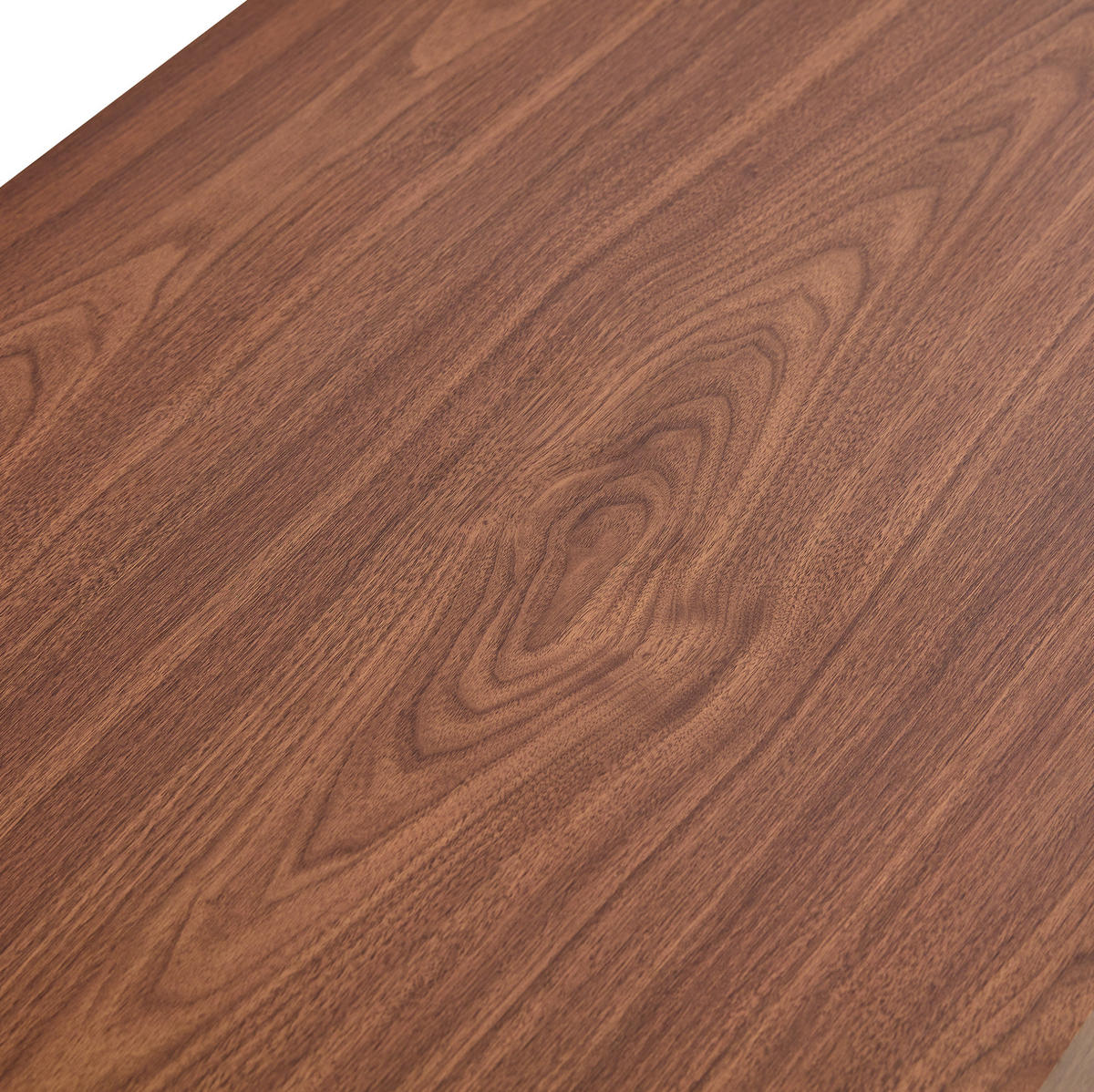 COUCHTISCH aus MDF in Walnuss 93x53x46 cm mit offenem Ablageregal - Walnussfarben, Holzwerkstoff (93/53/46cm) - Modfu