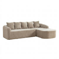 ECKSOFA 270/172/80.5 cm Grau Chenille, Rechte Seite - Grau, Textil (270/172cm) - Oxeza