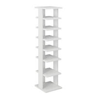 SCHUHSCHRANK Timo Weiß 26.7 x 110 cm - Weiß, Holzwerkstoff (26.7/110/27.7cm) - Vicco