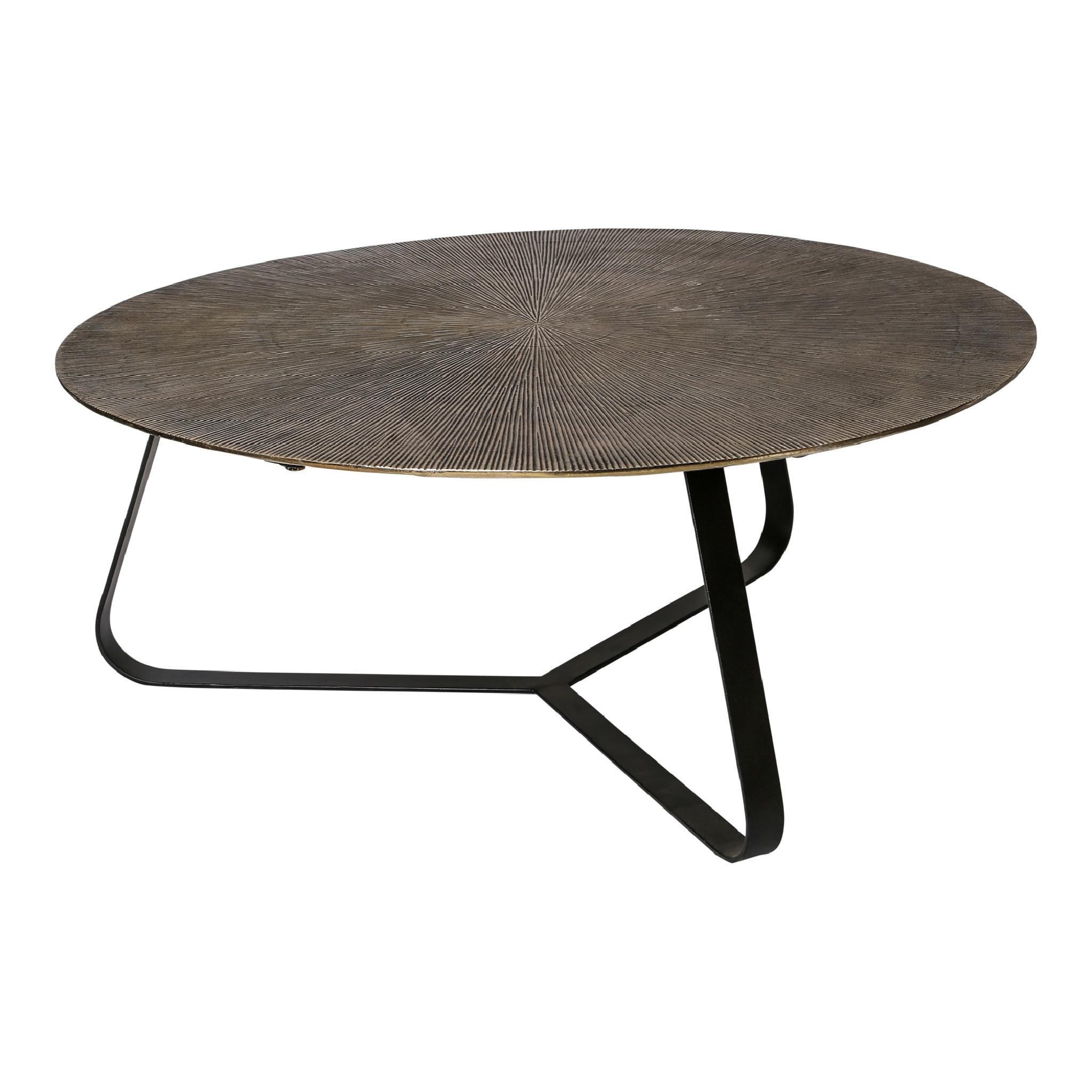 COUCHTISCH Kae Schwarz 79/79/32cm - Schwarz, Metall (79/79/32cm) - PTMD Collection