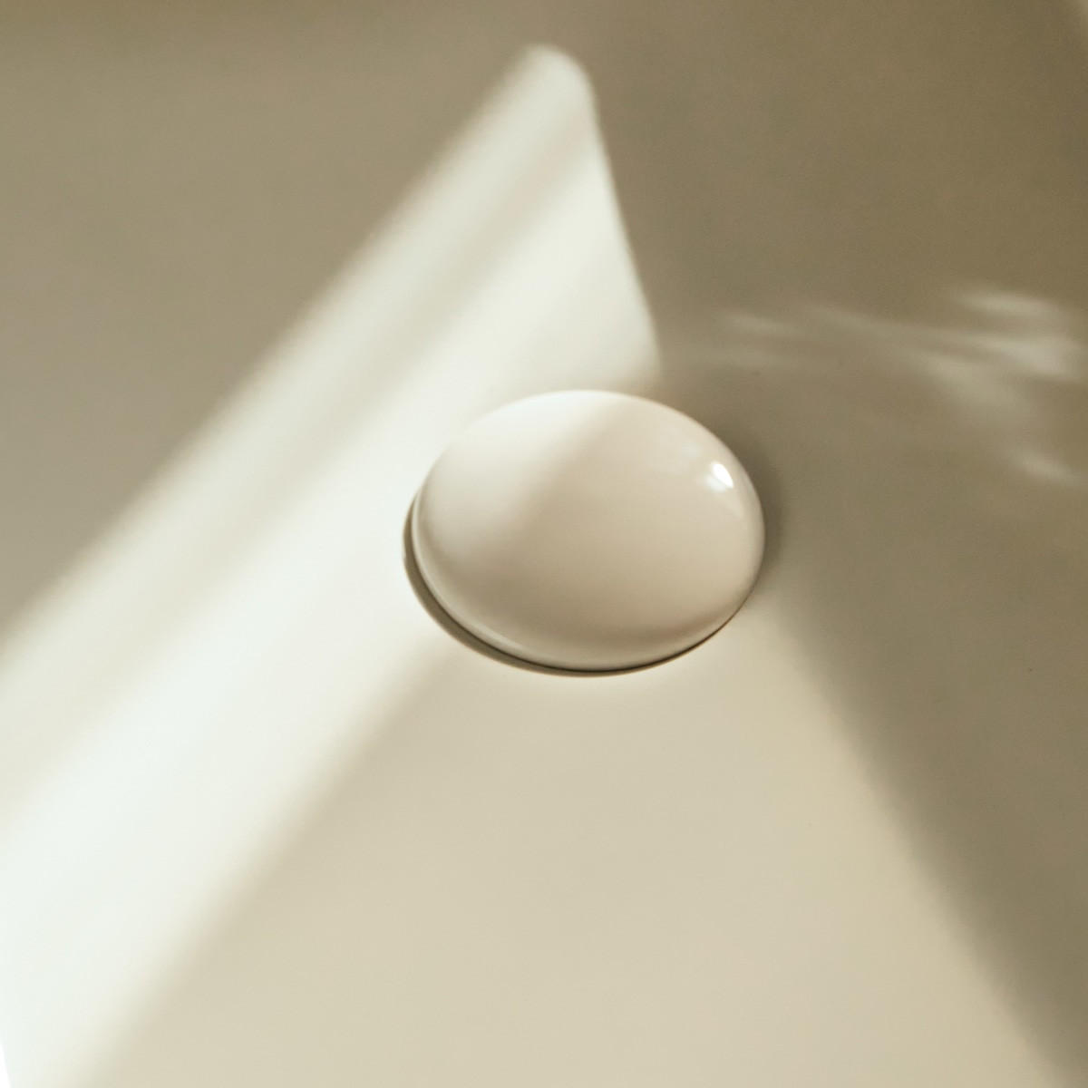 WASCHBECKEN Gina Weiß aus Keramik - Weiß, Keramik (40/12/40cm) - Tikamoon