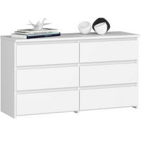 KOMMODE Weiß 35x100x57 cm - Weiß, Holzwerkstoff (100/57/35cm) - Akord