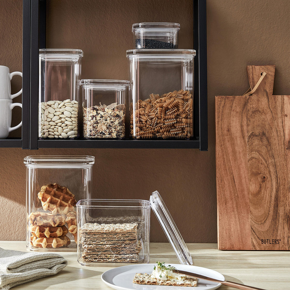 SCHNEIDEBRETT Cutting Crew - Braun, Holz (24/43cm) - Butlers