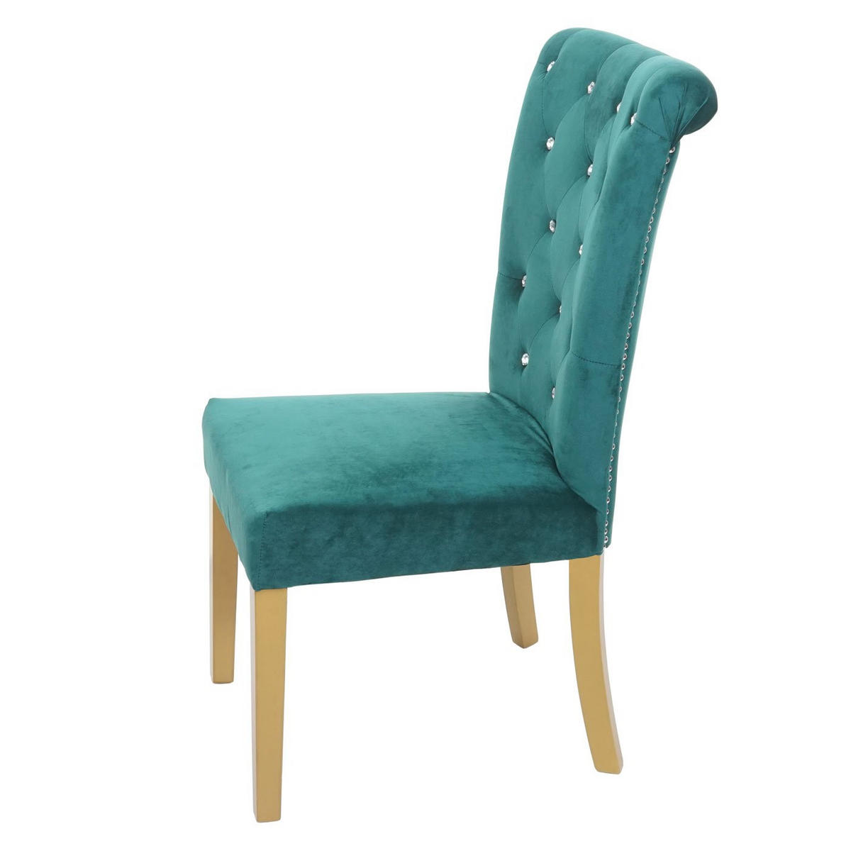 ESSZIMMERSTUHL Dunkelgrün - Dunkelgrün, Textil (51/100/64cm) - MCW