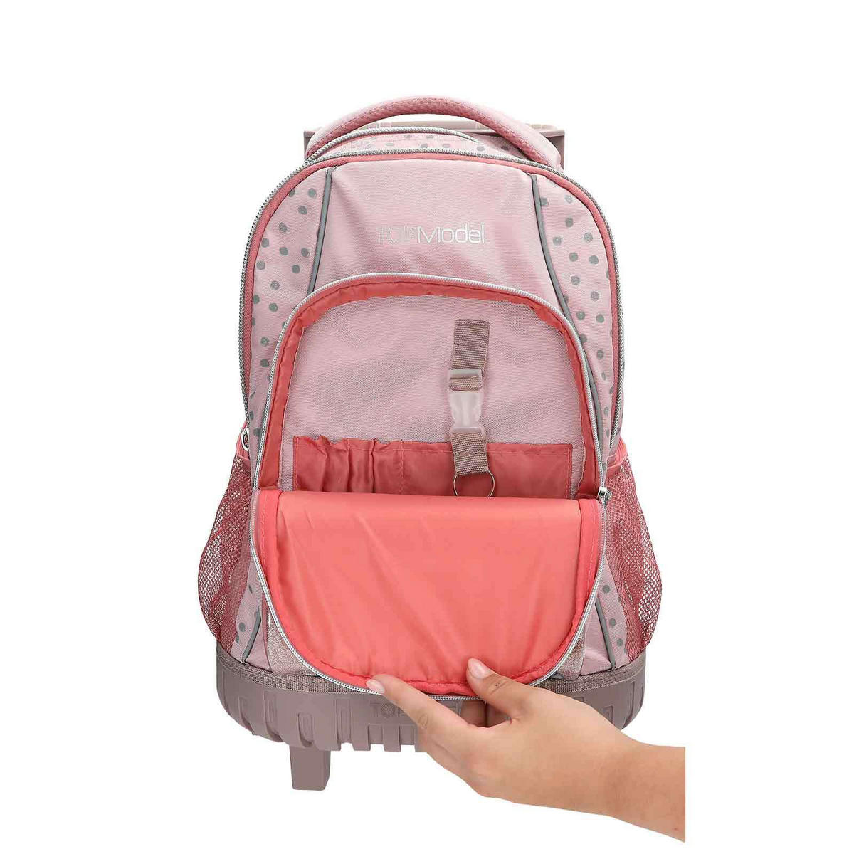 SCHULRUCKSACK TROLLEY MY BFF TOPModel rosa 23 x 34 x 54 cm - Rosa, Textil (34/23cm) - Depesche Germany