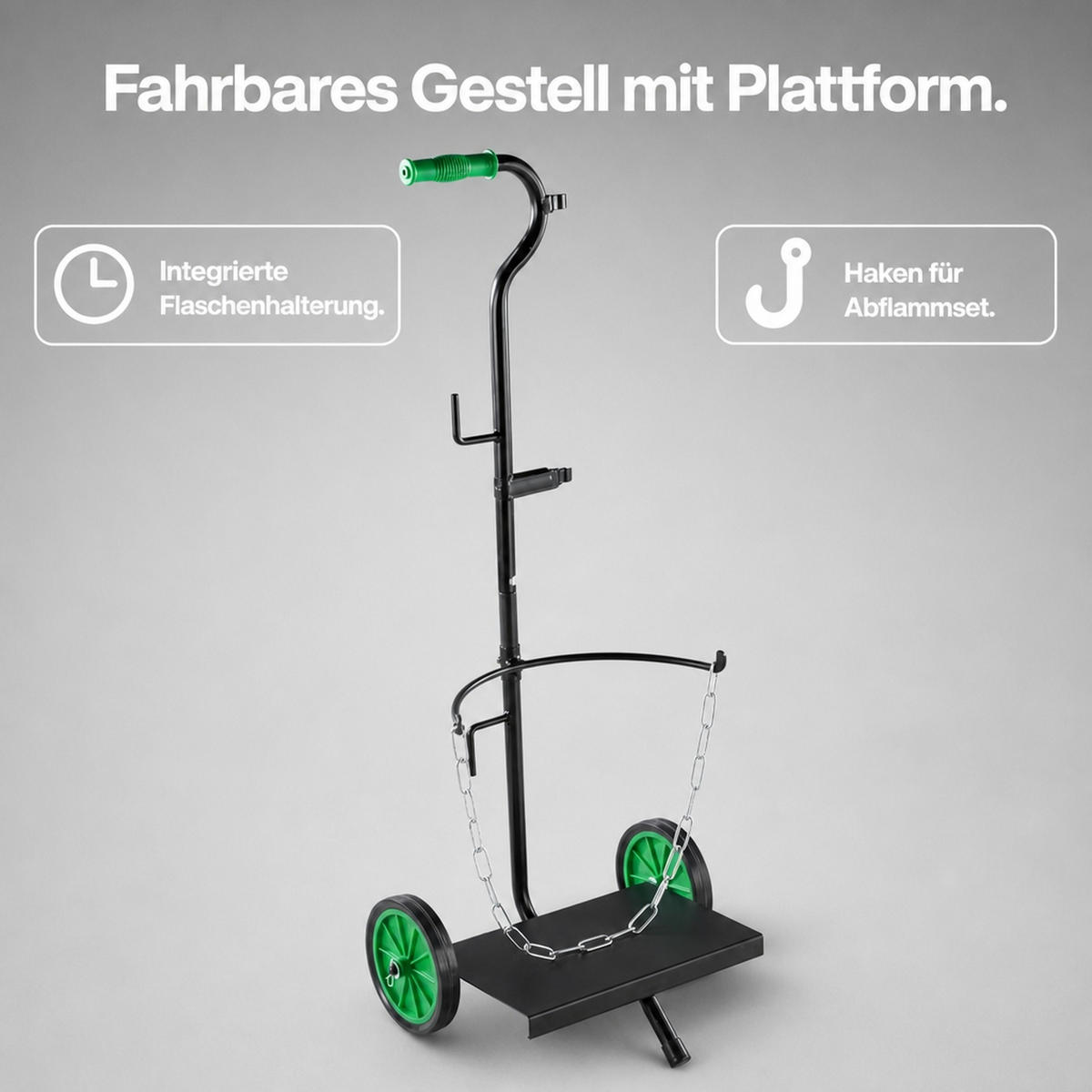 TRANSPORTWAGEN - Schwarz, Metall (385/309/907cm) - Westfalia