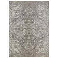 FLACHGEWEBETEPPICH Frencie Grau 80x165 cm - Grau, Textil (80/165cm) - benuta Nest