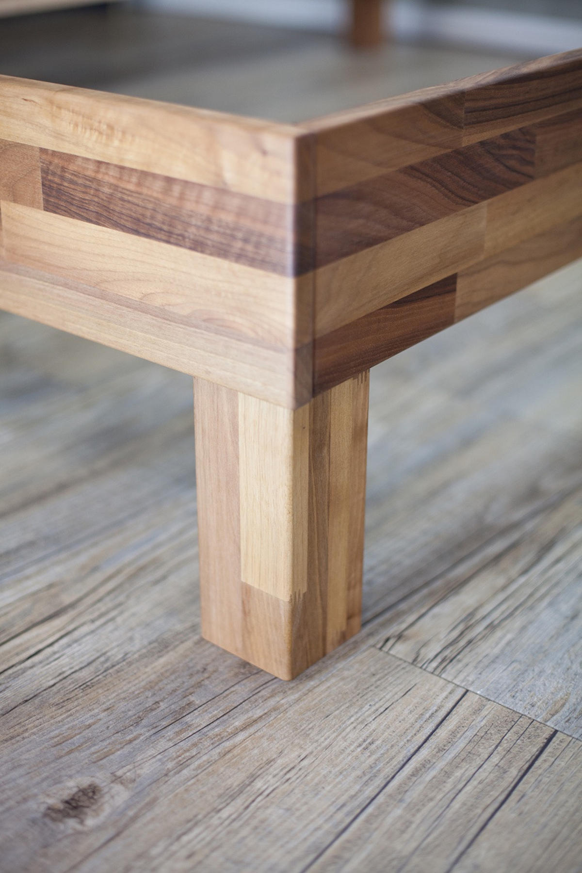 MASSIVHOLZBETT 120/200 cm aus Nussbaum - Braun, Holz (120/200cm) - MeinMassivholz