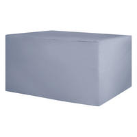REGENSCHUTZ für Gartenmöbel 155/155/90 cm Chuva - Grau, Kunststoff (155/90/155cm) - Beliani