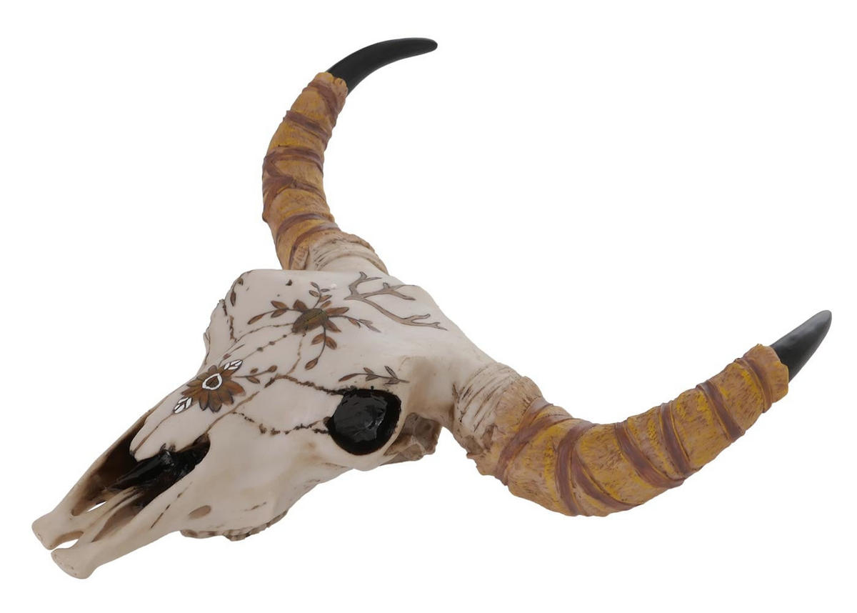 DEKO SCHÄDEL Beige - Beige, Stein (41/43/12cm) - MCW
