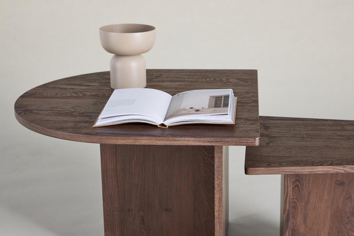 COUCHTISCH, Sala, Mocca, MDF, 60 x 60 x 45 cm - Mokka, Holzwerkstoff (60/60/45cm) - ebuy24