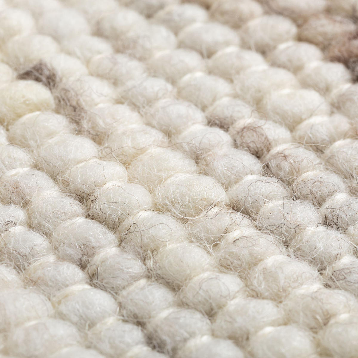HANDWEBTEPPICH 200/200 cm Kos - Beige, Naturmaterialien (200/200cm) - Steffensmeier