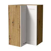 ECKHÄNGESCHRANK Oslo W14/60 Eiche Artisan / Weiß Matt 60 / 60 / 96cm - Eiche Artisan/Weiß, Holz/Holzwerkstoff (60/96/60cm) - Feldmann-Wohnen