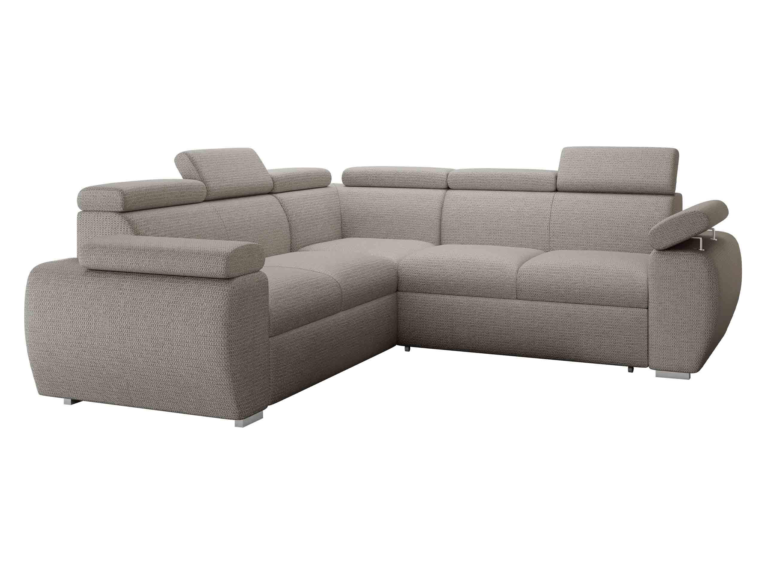 ECKSOFA Boston Maxi - Chromfarben/Greige, Holz/Textil (260/260cm) - MIRJAN24