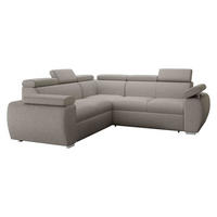 ECKSOFA Boston Maxi - Chromfarben/Greige, Holz/Textil (260/260cm) - MIRJAN24