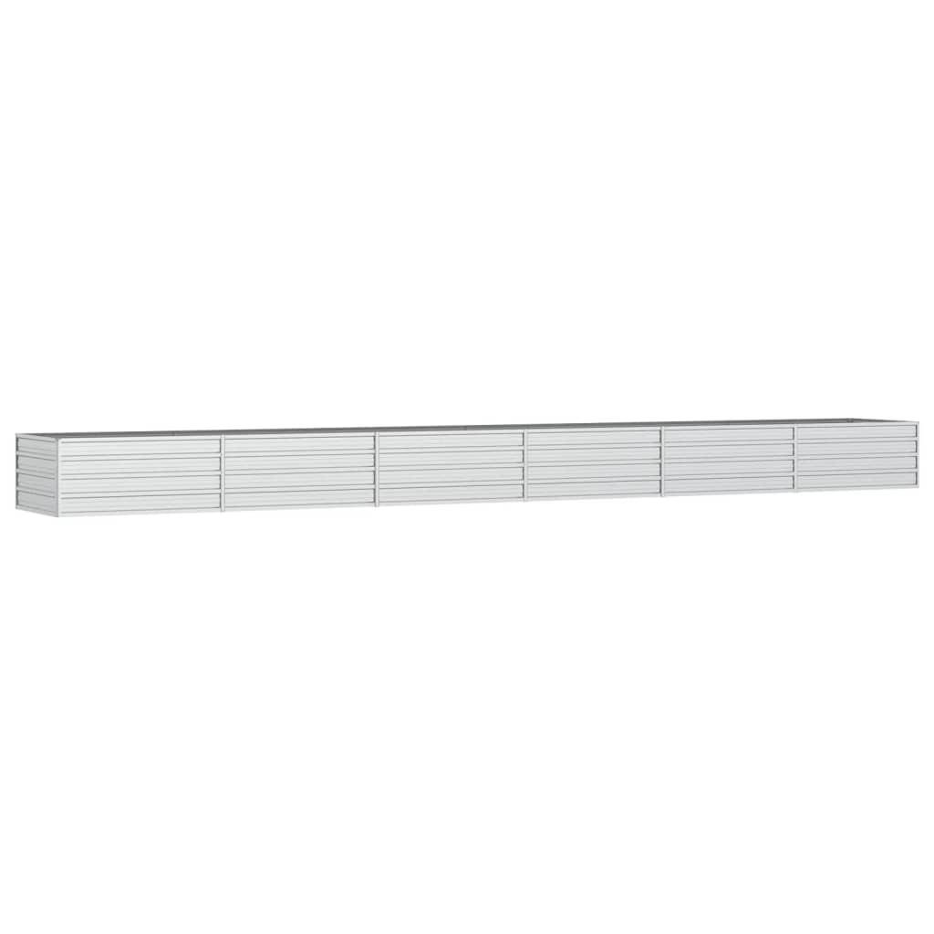 Deluke Hochbeet Silber 600x45x80 cm