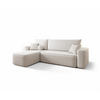 ECKSOFA Agepo In Curio - Creme, Holzwerkstoff/Textil (250/150cm) - Fun Möbel