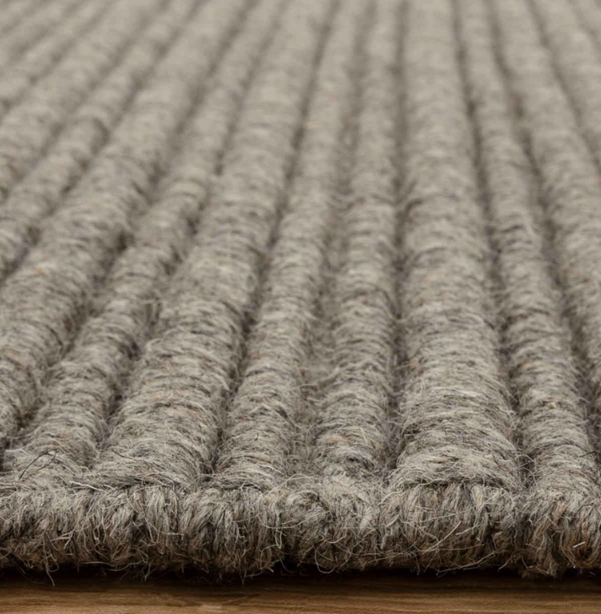 TEPPICH Wohn-/Schlafzimmer Flachgewebe TORRENTO Grau 120x170 cm - Grau, Naturmaterialien (120/170cm) - Novatrend