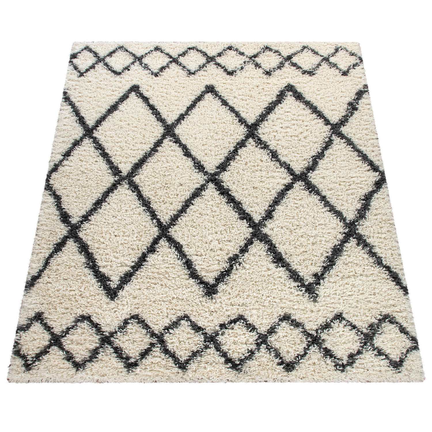 HOCHFLORTEPPICH 60/100 cm Kalmar 445 - Creme, Textil (60/100cm) - Paco Home