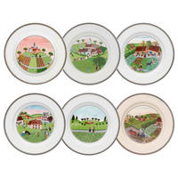 BROTTELLER KOLLEKTION Design Naif bunt ø 17 cm 6er Set - Multicolor, Keramik (17cm) - Villeroy & Boch