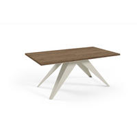 ESSTISCHE SENTO - Kaschmir/Trüffeleichefarben, Holzwerkstoff (80/140/76cm) - Meblini