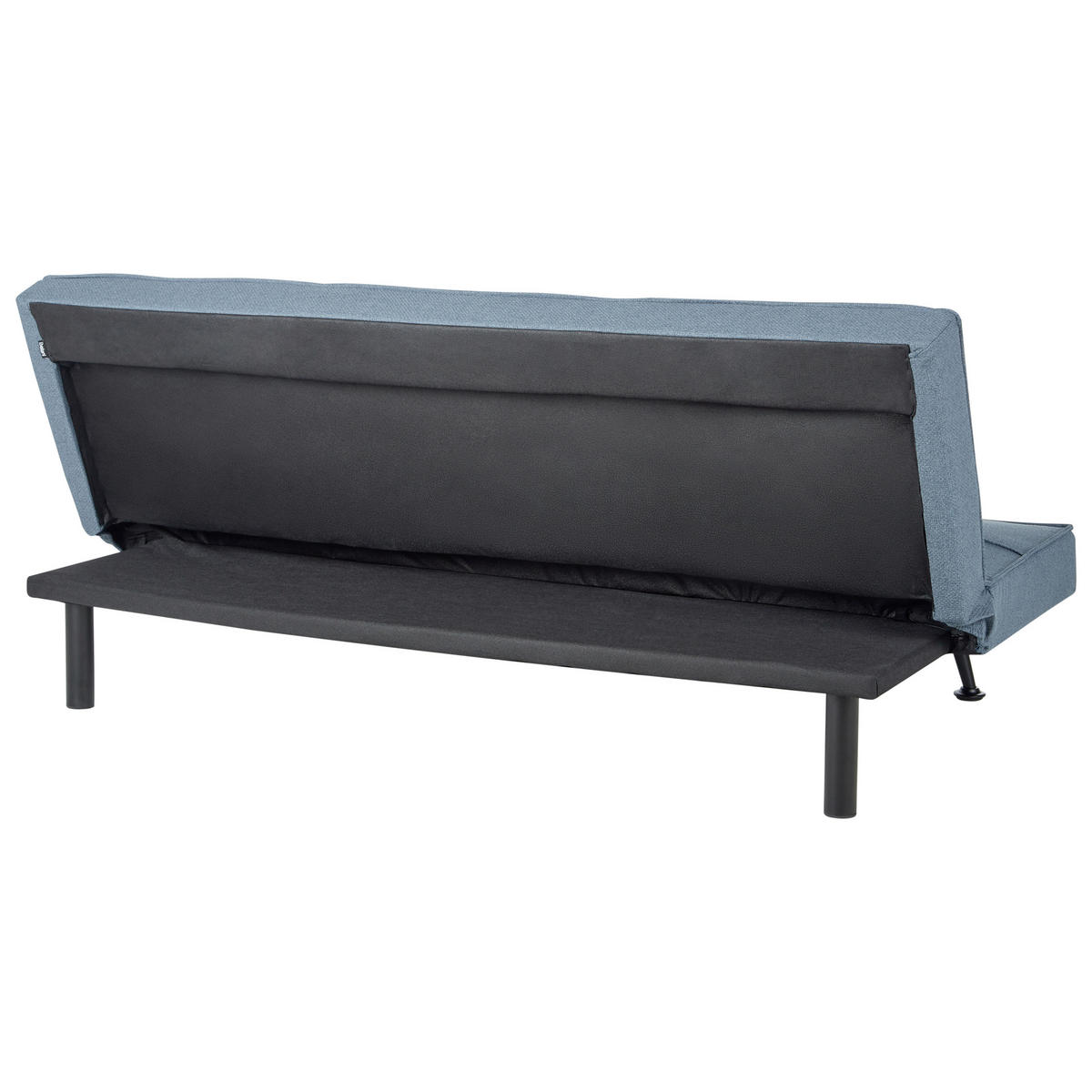 3-SITZER-SCHLAFSOFA blau Hasle - Blau/Schwarz, Textil (168/77/88cm) - Beliani