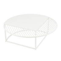 BEISTELLTISCH OUTDOOR RUND Weiß - Weiß, Metall (90/90/35cm) - J-Line