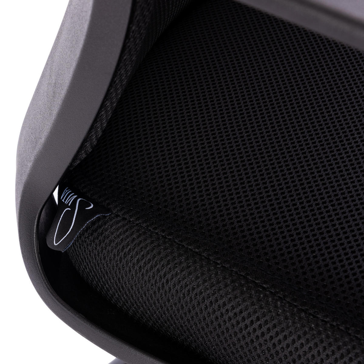 BESUCHERSTUHL DELTA 2er Set Stoffbezug Schwarz - Schwarz, Textil (60/100/53cm) - SVITA