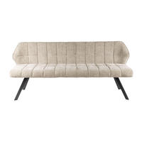 ESSZIMMERBANK Raster Beige 59/180/84 cm - Creme, Textil (180/84/59cm) - Hoyz Collection
