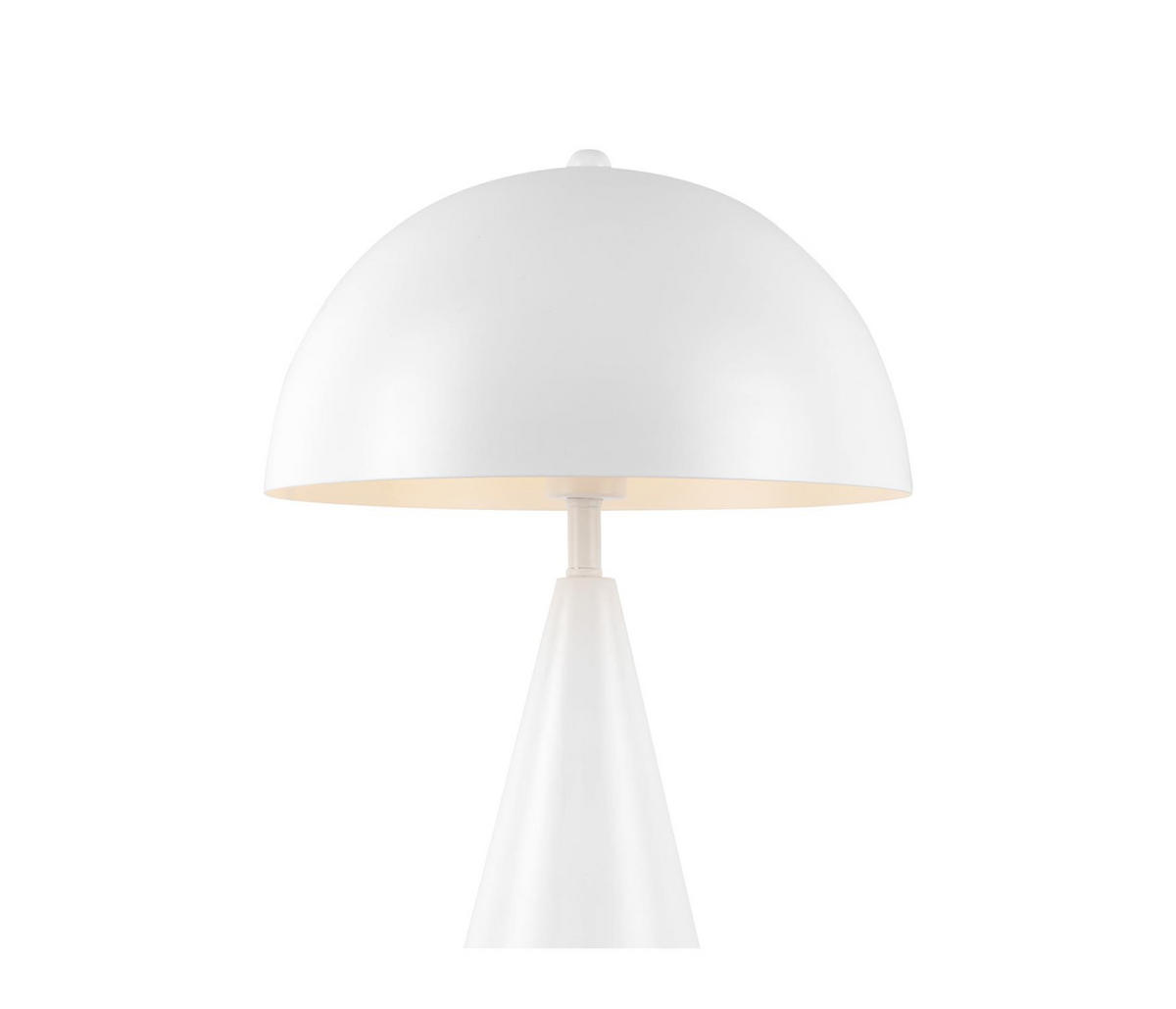TISCHLAMPE Sublime 25/25/35 cm - Weiß, Metall (25/25/35cm) - Leitmotiv