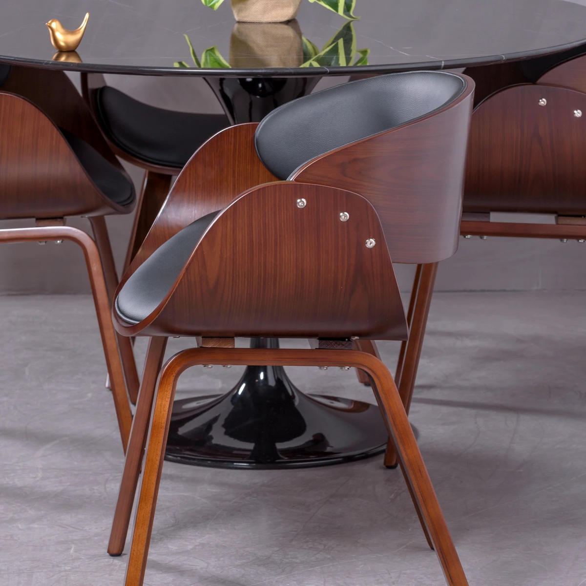 STUHL Holz Schwarz - Schwarz, Holz (58/76/49cm) - Nest Dream