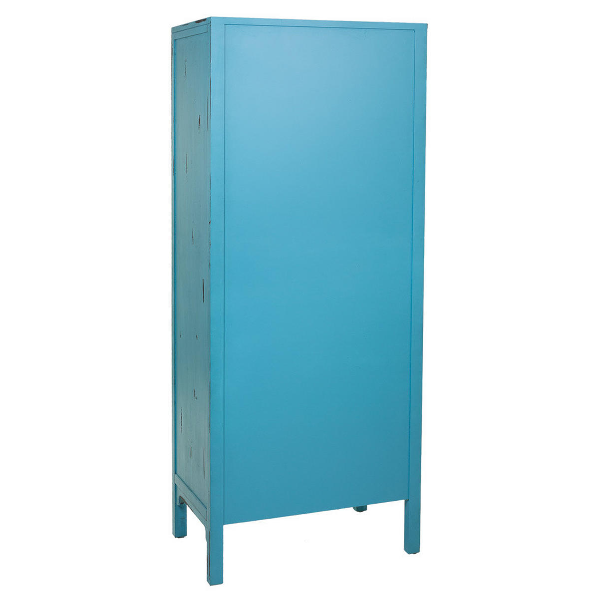 SCHRANK aus Holz 70x40x170 cm - Blau, Holz (70/170/40cm) - Wanderlust