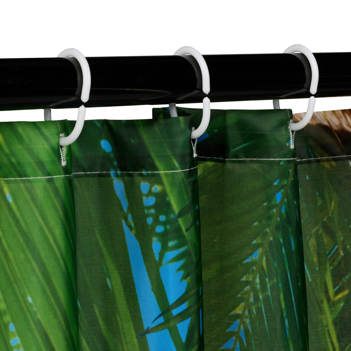 DUSCHVORHANG - Multicolor, Textil (180/0.1cm) - Relaxdays