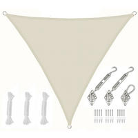 SONNENSEGEL Wasserdicht 300 cm Beige - Beige, Kunststoff (300/300cm) - Amanka