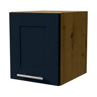 KLAPPHÄNGESCHRANK Oslo W4B/30 Indigo Matt / Eiche Artisan 30 / 32,5 / 36cm - Eiche Artisan/Dunkelblau, Holz/Holzwerkstoff (30/36/32.5cm) - Feldmann-Wohnen