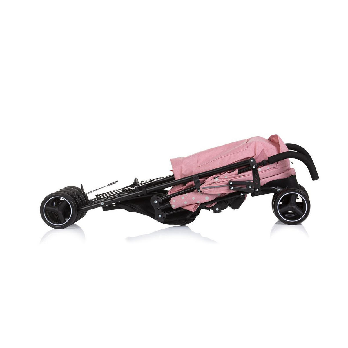 BUGGY Milano rosa Buggy bis 22 kg, Rückenlehne verstellbar, faltbar - Rosa, Metall (60/49/105cm) - Chipolino