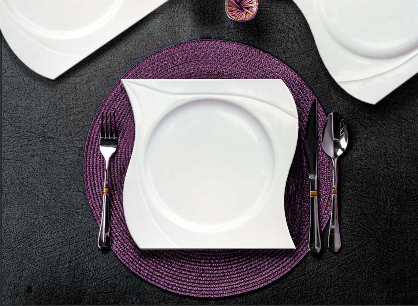 KOMBISERVICE 36-teilig Chardon Weiß für 6 Personen - Weiß, Keramik (50/30/30cm) - TULLIP