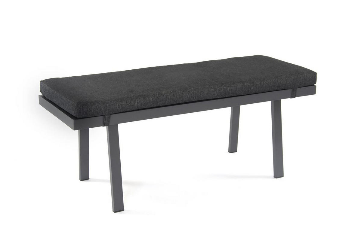 LOUNGE-SET Sorrent Grau 9-Sitzer Aluminium mit Tisch - Grau, Kunststoff - bellavista - Home & Garden