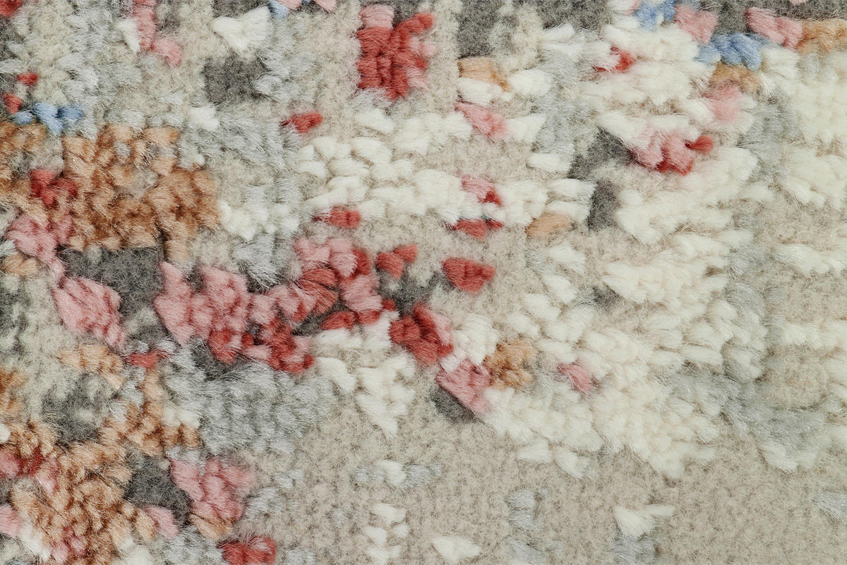 TEPPICH RETRO Hellgrau 160/220 cm - Hellgrau, Textil (160/220cm) - Tapiso