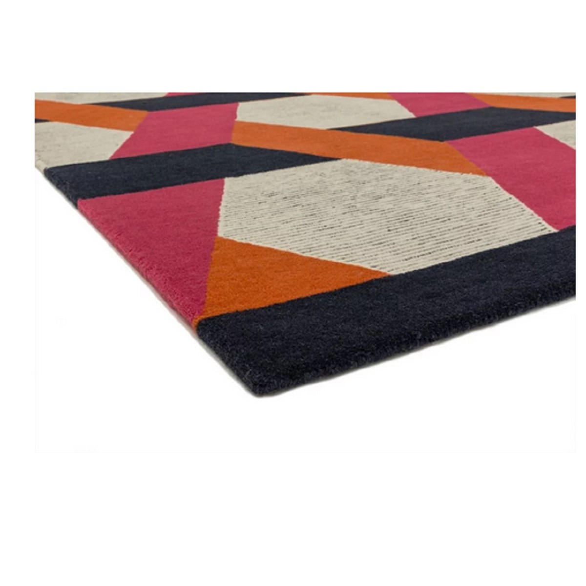 TEPPICH Flachgewebter für Wohn- und Schlafzimmer CAMPTON Orange 160 x 230 cm - Orange, Naturmaterialien (160/230cm) - Novatrend