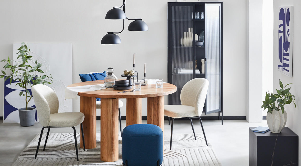 Runde Esstische im Trend