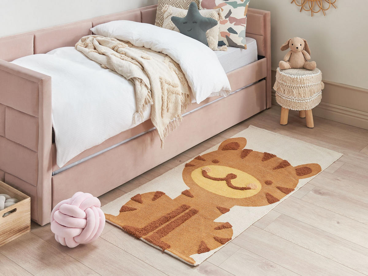 KURZFLOR-KINDERTEPPICH-Sigli 150/80 cm - Multicolor, Textil (80/150cm) - Beliani