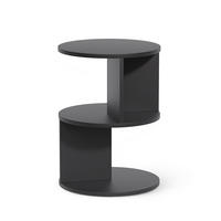 BEISTELLTISCH Trino, Schwarz, 40 x 40 cm - Schwarz, Holzwerkstoff (40/40/55cm) - Vicco