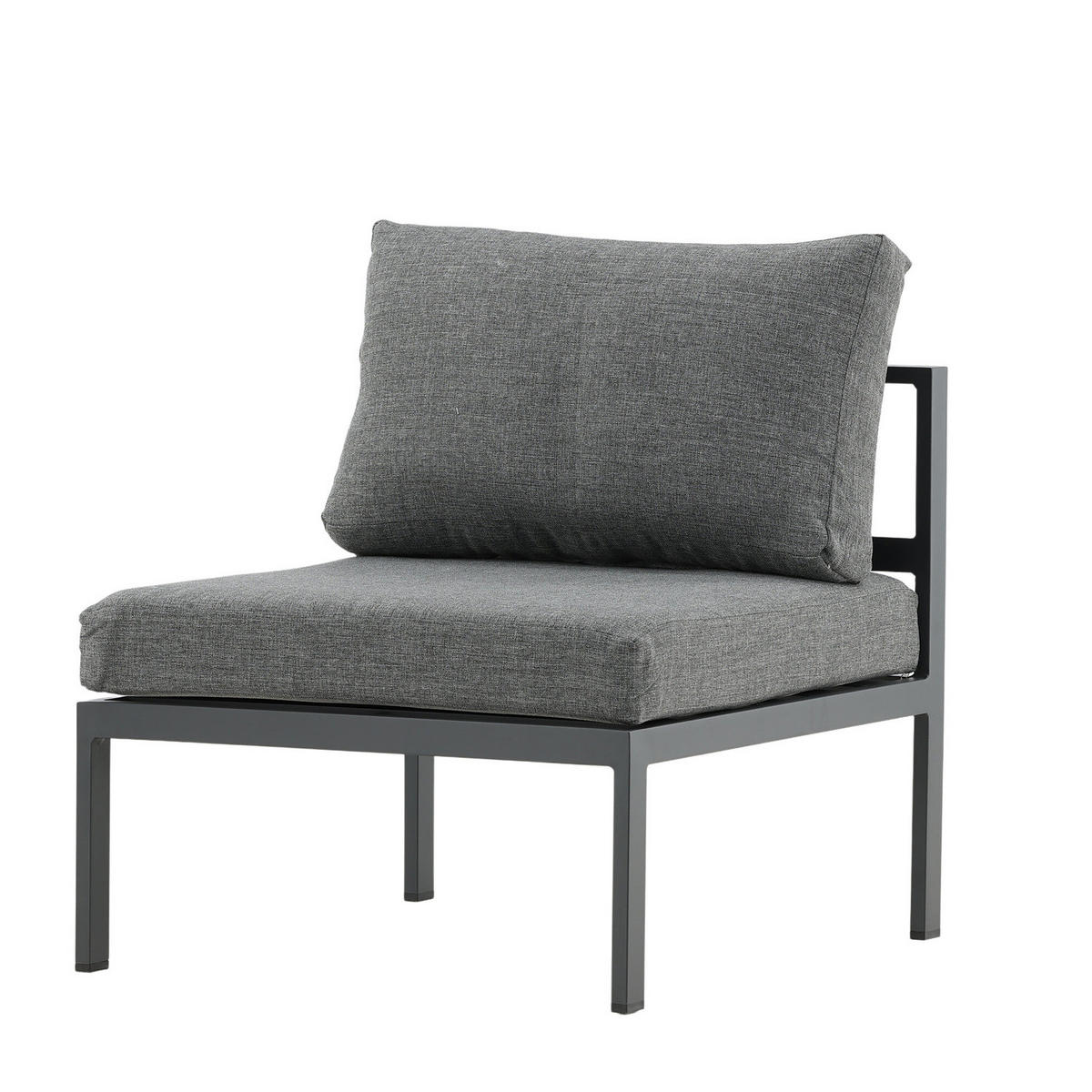 LOUNGESESSEL - Schwarz, Metall (70/65/74cm) - home24