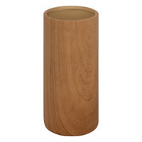 KERAMIKVASE Holzoptik Sao 9,5/9,5/20 cm - Braun, Keramik (20cm) - Atmosphera Createur d´interieur