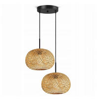 PENDELLEUCHTE BOHO - Beige, Holz/Metall (48/48/100cm) - kiki design